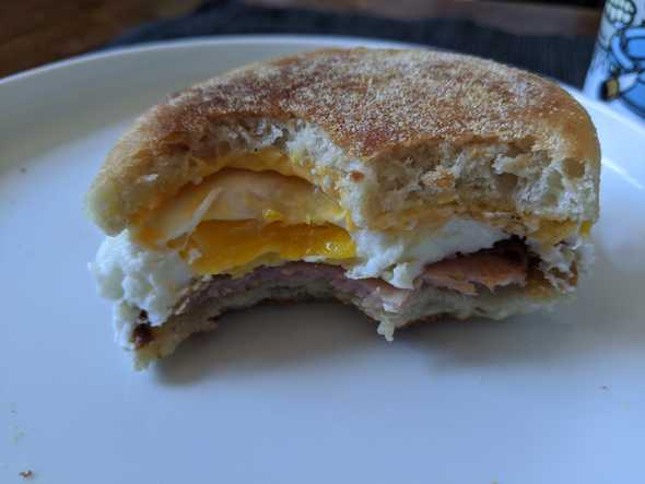 Egg McMuffin bite