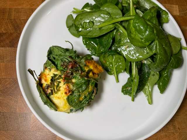 Spinach Feta Egg Bites