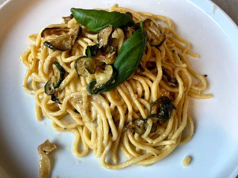 Zucchini Spaghetti alla Nerano