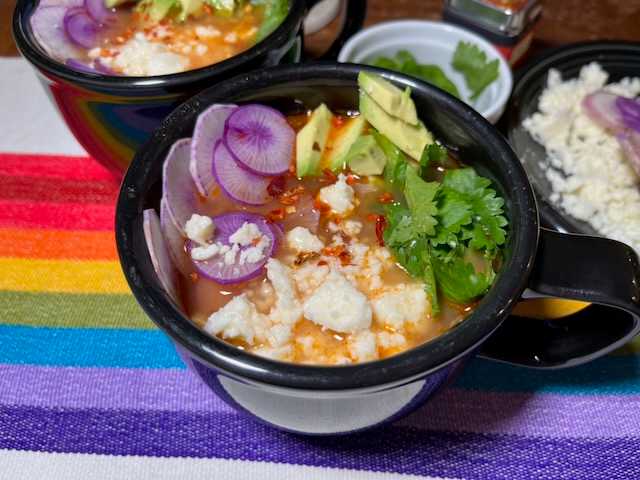 Red Chicken Pozole