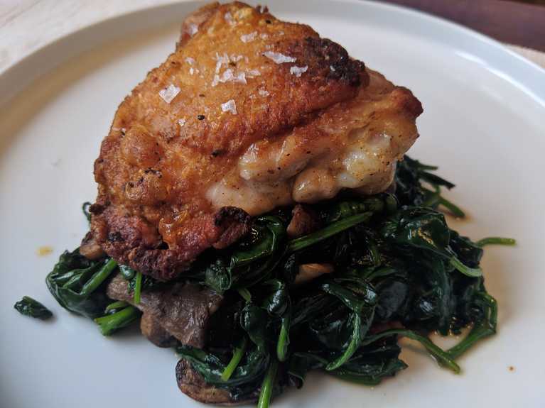 Crispy Roast Chicken Thighs