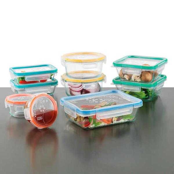 Snapware 18PC Total Solution Pyrex Glass Food Keeper Set