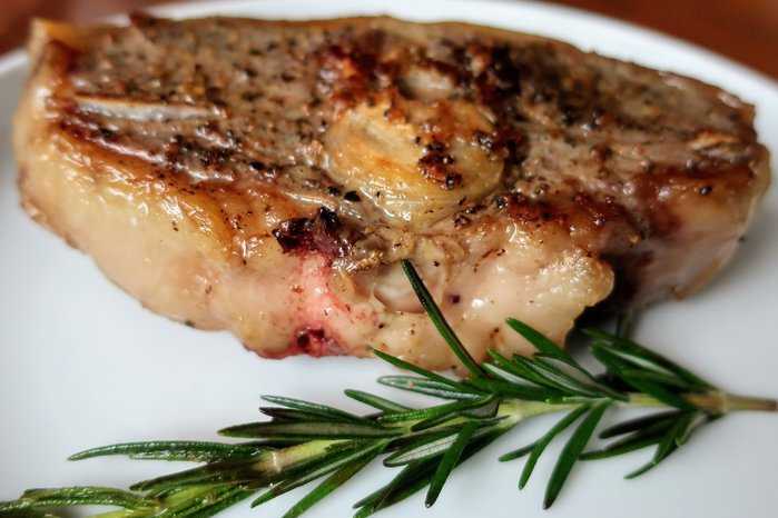 Pan Roasted Lamb Loin Chops