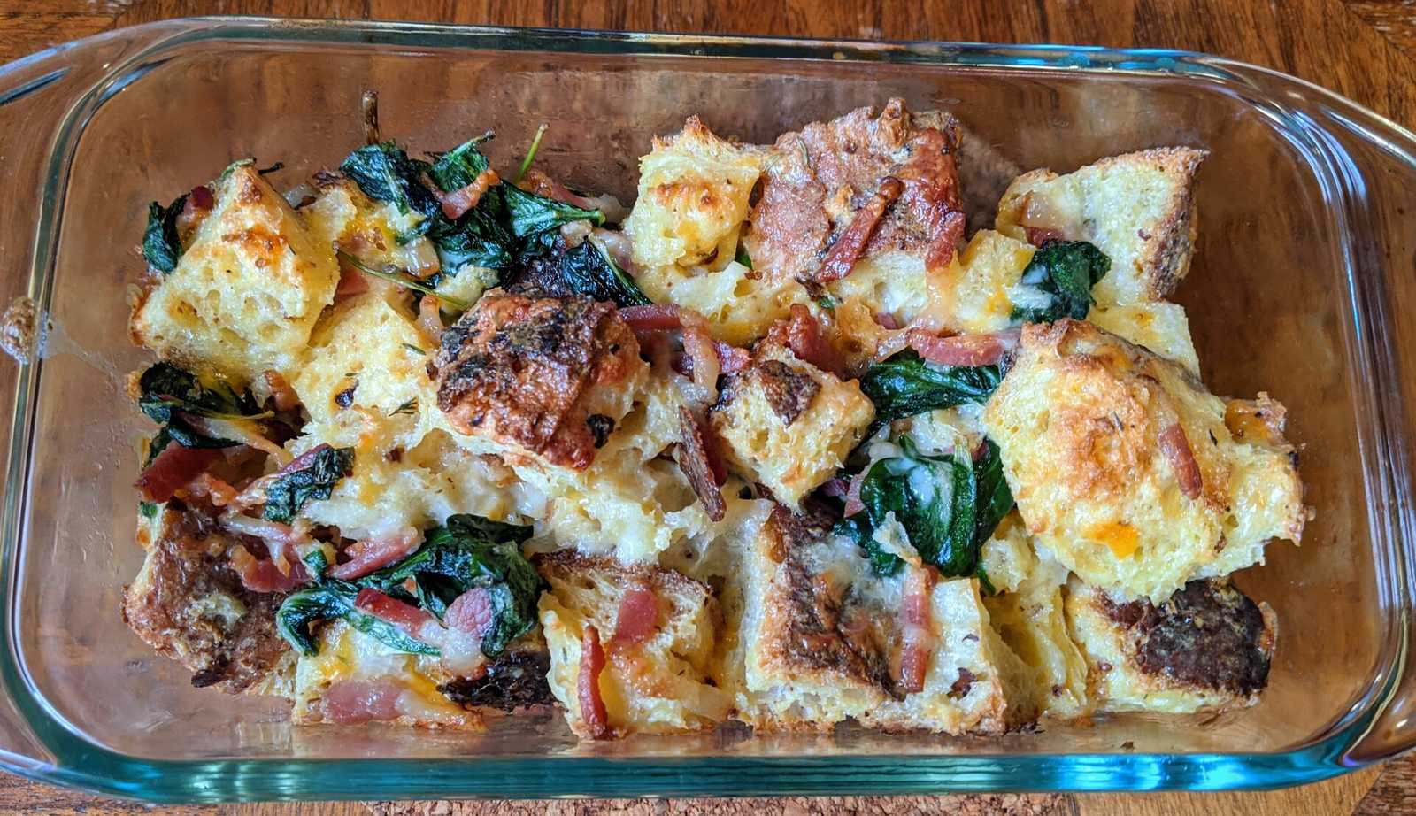 Savory Breakfast Bread Pudding